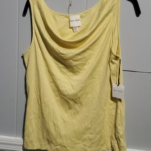 Nwt Women Kate Hill top color yellow sz L